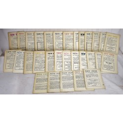 A Collection of New Verse (A Journal of Prose and Literary Criticism) (28 volumes)